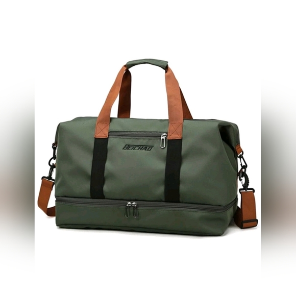 NEW Green Duffle Bag - Picture 6 of 13
